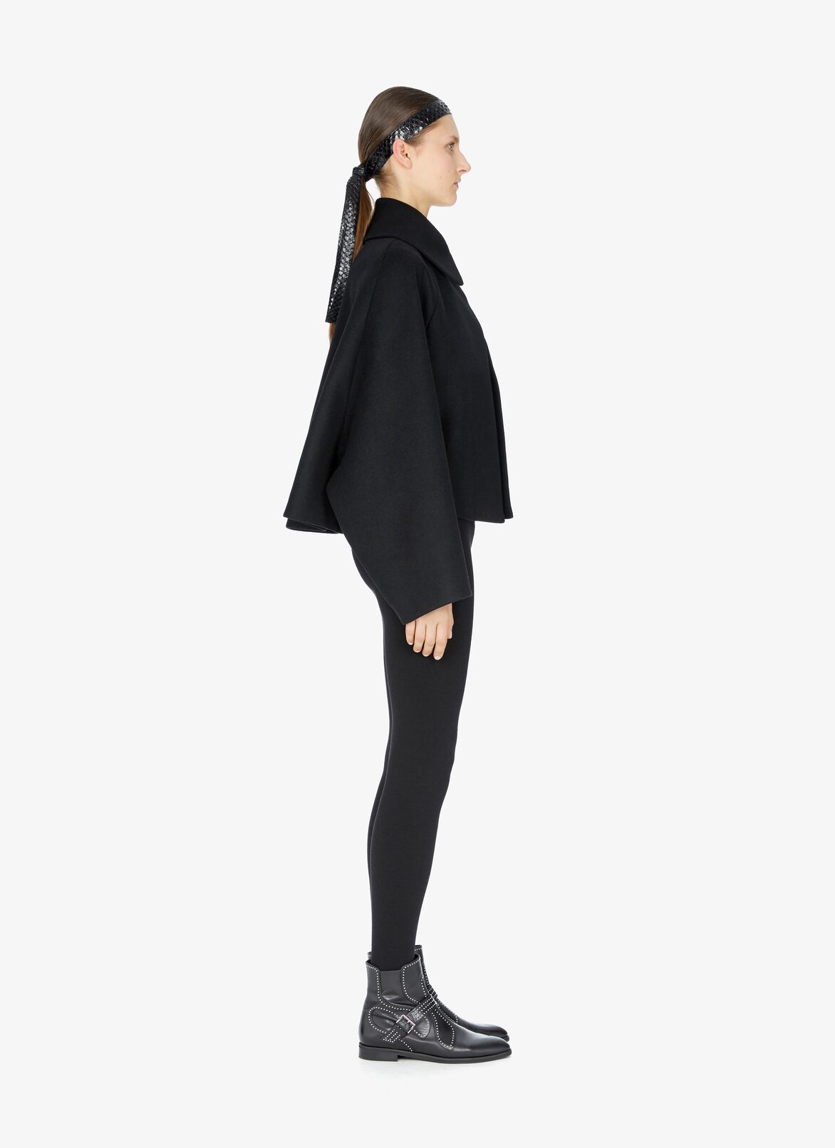 JACKET DRAP DOUBLE BLACK ALAÏA BLACK JACKET DRAP DOUBLE BLACK